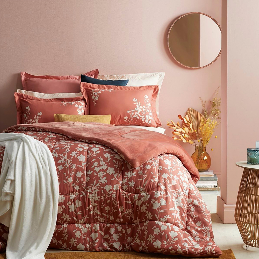 Cayman Botanical Floral Winter Warmth Tröster-Set